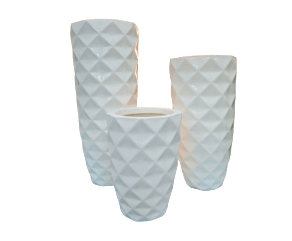 Pineapple fiber glass pot