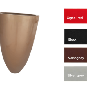 Round Conical Single Side Finish fiber glass Pot