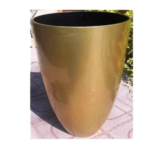 Round Conical Single Side Finish fiber glass Pot