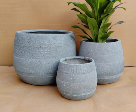 fiber clay pot
