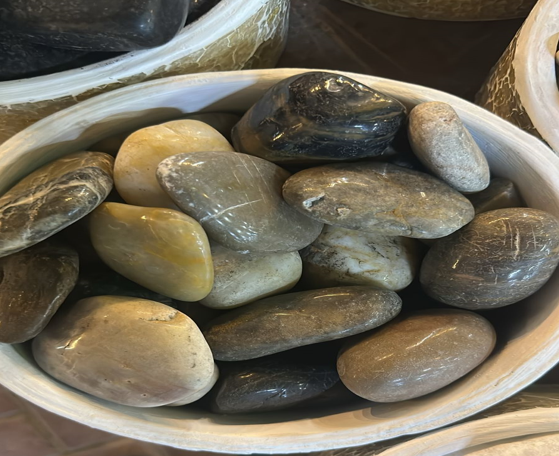 Pebble Mixed Colour High polished